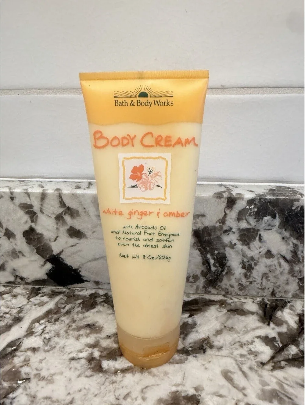 Bath & Body Works White ginger &amber Body Cream New
